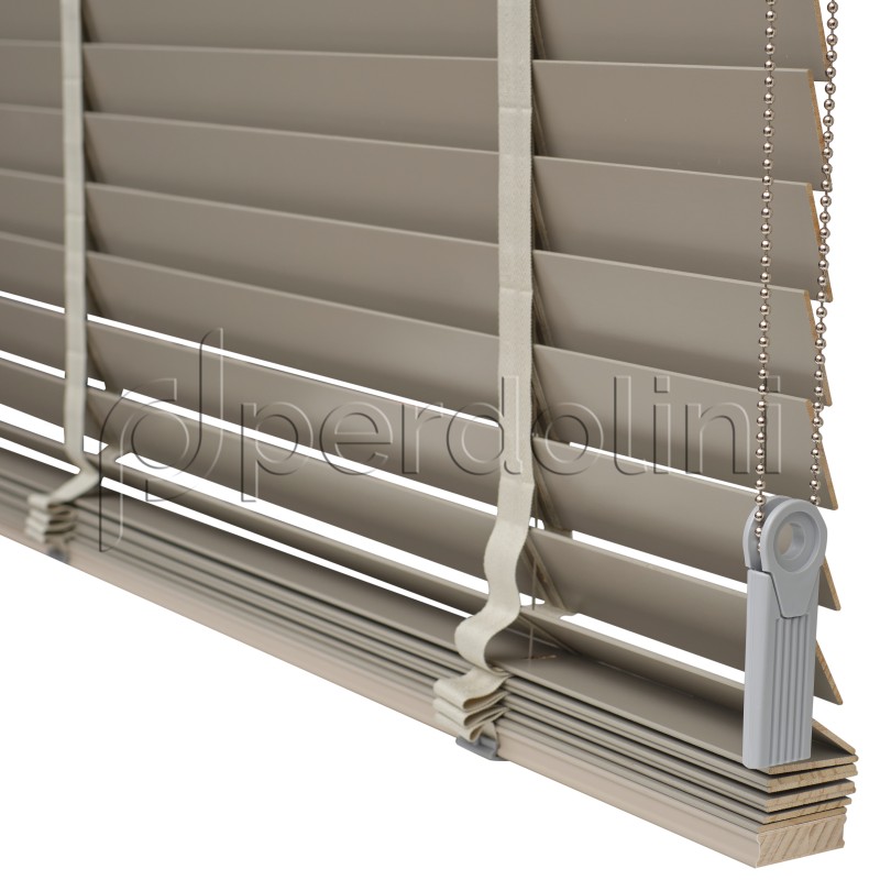 Redüktörlü Gerçek Ahşap Jaluzi - Yeşil RI-MJ503