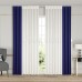 Akıllı Dikey Tül Perde - Lacivert - Ekru | SM
